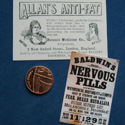 Allan's Anti-Fat  and Baldwin's Nervous Pills Posters